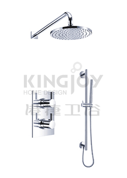 (KJ8078410) Wall thermostatic concealed shower mixer