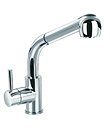 (KJ807G000) Single lever sink mixer with pull-out handshower
